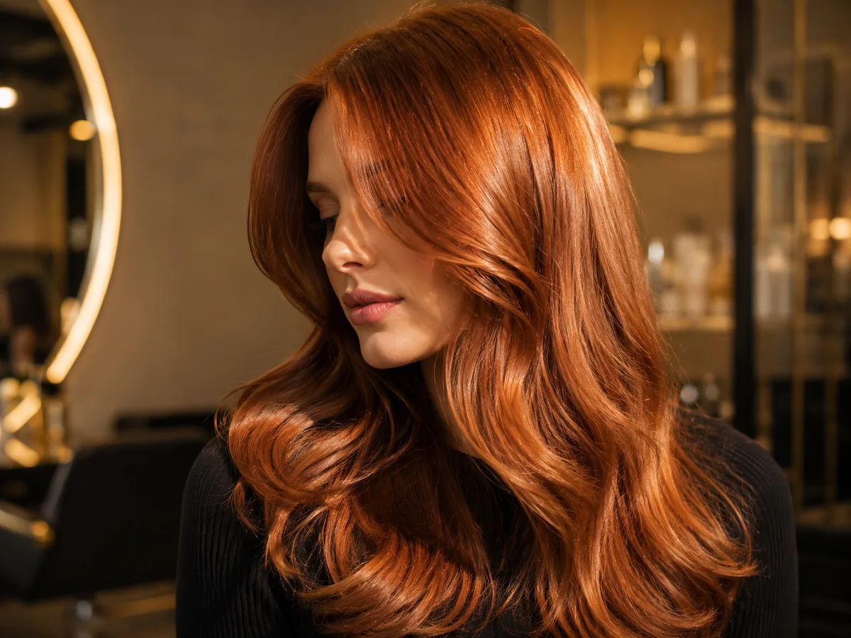 Glossy copper-red colour refresh